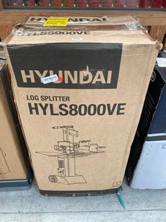 HYUNDAI LOG SPLITTER TOOL : MODEL HYLS8000VE - RRP £630: LOCATION - C7