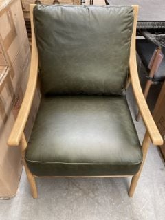 RELIANT ARMCHAIR IN GREEN - RRP £625: LOCATION - B3