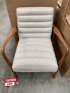 DATSUN ARMCHAIR IN CREAM - RRP £625: LOCATION - B3