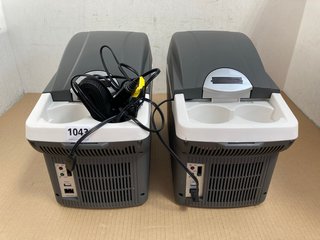 2 X 8L PORTABLE ELECTRIC BEVERAGE COOLBOXES: LOCATION - BR1