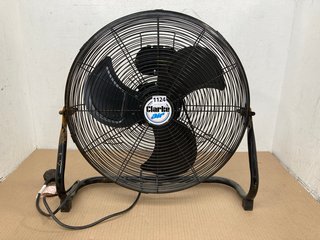 CLARKE AIR 18" HIGH VELOCITY FAN IN BLACK: LOCATION - BR14