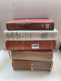 ANTIQUARIAN BOOKS TO INCLUDE A TWO VOLUME GAZETTEER OF THE BRITISH ISLES, 1852: LOCATION - CR