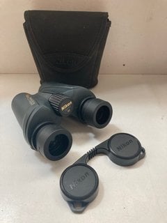 NIKON TRAVELITE EX MINIATURE WATERPROOF BINOCULARS AND CASE: LOCATION - CR