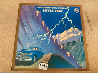 AN ORIGINAL 33RPM VINYL LP: LITTLE FEAT: FEATS DON'T FAIL ME NOW: LOCATION - CR