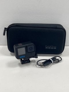 GOPRO HERO 10 ACTION CAMERA IN BLACK: MODEL NO CPKG1 (WITH CARRY CASE, MOUNT & USB CABLE, VERY GOOD COSMETIC CONDITION) [JPTM121833]. THIS PRODUCT IS FULLY FUNCTIONAL AND IS PART OF OUR PREMIUM TECH