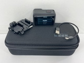 GOPRO HERO 10 ACTION CAMERA IN BLACK. (WITH CASE, BATTERY, CHARGER CABLE & PICTURED ACCESSORIES) [JPTM121867]. THIS PRODUCT IS FULLY FUNCTIONAL AND IS PART OF OUR PREMIUM TECH AND ELECTRONICS RANGE