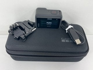 GOPRO HERO 10 ACTION CAMERA IN BLACK. (WITH CASE, BATTERY, CHARGER CABLE & PICTURED ACCESSORIES) [JPTM121852]. THIS PRODUCT IS FULLY FUNCTIONAL AND IS PART OF OUR PREMIUM TECH AND ELECTRONICS RANGE