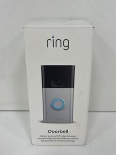 RING 1 (2ND GEN) SMART DOORBELL. (WITH BOX & ALL ACCESSORIES) [JPTM122121]. (SEALED UNIT). THIS PRODUCT IS FULLY FUNCTIONAL AND IS PART OF OUR PREMIUM TECH AND ELECTRONICS RANGE