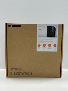 SYNOLOGY DISKSTATION® DS223 CLOUD STORAGE DEVICE IN BLACK. (WITH BOX & ALL ACCESSORIES) [JPTM122162]. THIS PRODUCT IS FULLY FUNCTIONAL AND IS PART OF OUR PREMIUM TECH AND ELECTRONICS RANGE