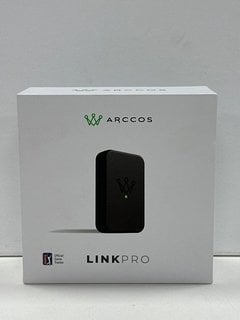 ARCCOS LINK PRO GOLF SHOT TRACKER IN BLACK. (WITH BOX & ALL ACCESSORIES) [JPTM122217]. THIS PRODUCT IS FULLY FUNCTIONAL AND IS PART OF OUR PREMIUM TECH AND ELECTRONICS RANGE