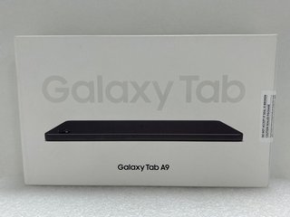 SAMSUNG GALAXY TAB A9 64GB TABLET WITH WIFI IN GRAPHITE: MODEL NO SM-X115 (WITH BOX & ALL ACCESSORIES) [JPTM122032]. (SEALED UNIT). THIS PRODUCT IS FULLY FUNCTIONAL AND IS PART OF OUR PREMIUM TECH AN