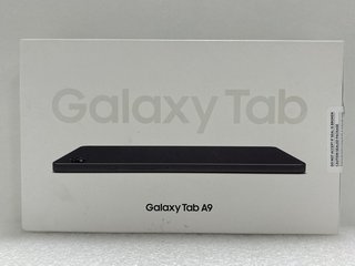 SAMSUNG GALAXY TAB A9 64GB TABLET WITH WIFI IN GRAPHITE: MODEL NO SM-X115 (WITH BOX & ALL ACCESSORIES) [JPTM122029]. (SEALED UNIT). THIS PRODUCT IS FULLY FUNCTIONAL AND IS PART OF OUR PREMIUM TECH AN