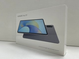 HONOR PAD X9 128GB TABLET WITH WIFI IN SPACE GRAY: MODEL NO ELN-W09 (WITH BOX & ALL ACCESSORIES) [JPTM122050]. (SEALED UNIT). THIS PRODUCT IS FULLY FUNCTIONAL AND IS PART OF OUR PREMIUM TECH AND ELEC