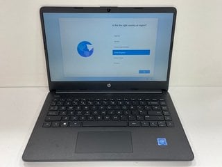 HP 120 GB LAPTOP: MODEL NO 14S-DQ0034NA (WITH CHARGER). INTEL CELERON N4120 @ 1.10 GHZ, 4 GB RAM, 14.0" SCREEN, INTEL UHD GRAPHICS 600 [JPTM121280]. THIS PRODUCT IS FULLY FUNCTIONAL AND IS PART OF OU