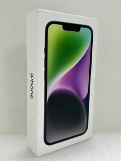 APPLE IPHONE 14 128GB SMARTPHONE IN MIDNIGHT: MODEL NO A2882 (WITH BOX & ALL ACCESSORIES) [JPTM122014]. (SEALED UNIT). THIS PRODUCT IS FULLY FUNCTIONAL AND IS PART OF OUR PREMIUM TECH AND ELECTRONICS