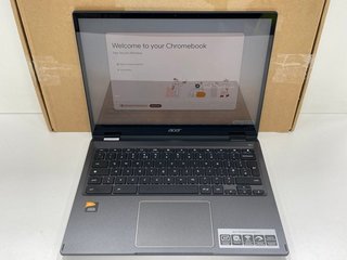 ACER CHROMEBOOK SPIN 513 120 GB LAPTOP: MODEL NO CP513-2H-K486 (WITH BOX & CHARGER). CORTEX A78, 8 GB RAM, 13.2" SCREEN, INBUILT DISPLAY ADAPTER [JPTM122195]. THIS PRODUCT IS FULLY FUNCTIONAL AND IS