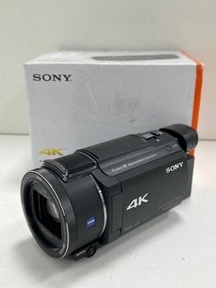 SONY AX53 4K HANDYCAM CAMCORDER: MODEL NO FDR-AX53/BC (WITH BOX & ALL ACCESSORIES) [JPTM121899]. THIS PRODUCT IS FULLY FUNCTIONAL AND IS PART OF OUR PREMIUM TECH AND ELECTRONICS RANGE