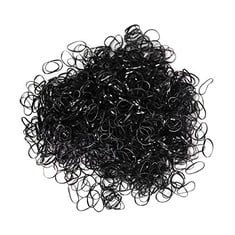 36 X SELAWAT 1000 PCS MINI RUBBER BANDS SOFT ELASTIC BANDS FOR KID HAIR BRAIDS HAIR BLACK HAIR BANDS SOFT HAIR ELASTICS TIES BANDS(BLACK): LOCATION - A RACK