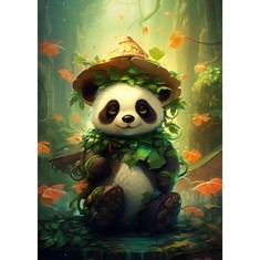 QUANTITY OF ASSORTED ITEMS TO INCLUDE LJHOME 5D DIAMOND PAINTINGS KITS, DIGITAL PAINTINGS KITS - DIY CARTOON BAMBOO HAT PANDA THEME RHINESTONE ART PICTURE,CRAFT SUPPLIES FOR KIDS AND ADULTS, PERFECT