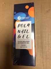 18X POLY NAIL GEL UV/LED 60G EXP 06/26: LOCATION - A RACK