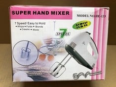 16 X SUPER HAND MIXER RRP £179: LOCATION - B RACK