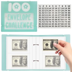 QUANTITY OF CLASSY COO 100 ENVELOPE CHALLENGE BINDER,100 ENVELOPE SAVINGS CHALLENGE BOOK,BUDGET BINDER WITH CASH ENVELOPES,EASY AND FUNNY WAY TO SAVE $5,050,CASH BINDER CHALLENGE (YELLOW) - TOTAL RRP