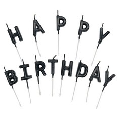 QUANTITY OF ASSORTED ITEMS TO INCLUDE HAPPY BIRTHDAY CANDLES,PERSONALISED CAKE TOPPERS WITH LETTER "HAPPY BIRTHDAY", CAKE DECORATING CANDLE FOR BIRTHDAY PARTY DECORATIONS (ROSE GOLD) RRP £500: LOCATI