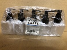 16 X CLEAR PUMP BOTTLES 5 PACK RRP £107: LOCATION - C RACK