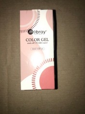 20 X MOBRAY COLOR GEL 15ML GEL NAIL POLISH EXP 06/2026 RRP £100: LOCATION - TABLES