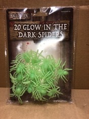 QUANTITY OF GLOW IN THE DARK SPIDERS RRP £133: LOCATION - D RACK