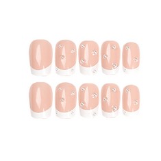 33 X 24 PCS FALSE NAILS PEARLS ART NAILS FRENCH PATTERNS NAILS PATCHES FOR WOMEN AND GIRLS - TOTAL RRP £126: LOCATION - TABLES