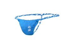 21 X NEWSYWELL MEN'S COTTON THONG MICRO BIKINIS BULGE POUCH LOW RISE SOFT BRIEFS UNDERWEAR BLUE XX-LARGE - TOTAL RRP £157: LOCATION - E RACK