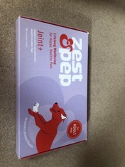 7X ZEST & PEP JOINT SUPPLEMENTS FOR DOGS EXP 12/2024 RRP £105: LOCATION - E RACK