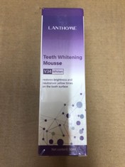 41 X LANTHOME TEETH WHITENING MOUSSE 50ML EXP 01/2026: LOCATION - TABLES