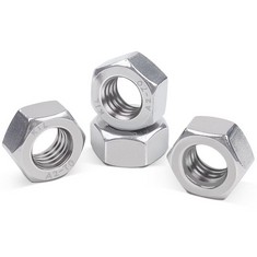 23 X LERYATI STAINLESS STEEL HEX NUTS (M6), 50 PCS M6 DIN 934 STANDARD A2 V2A, FULL HEXAGON NUTS, COARSE THREAD, METRIC, V2A STAINLESS STEEL - TOTAL RRP £97: LOCATION - A RACK