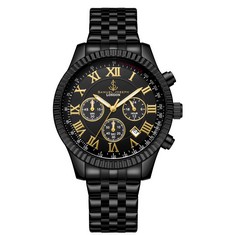 SAMUEL JOSEPH LIMITED EDITION SPEED EXQUISITE BLACK DESIGNER MENS WATCH SKU:SJ0015 RRP £205: LOCATION - A