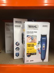 QUANTITY OF HEALTH & BEAUTY ITEMS TO INCLUDE WAHL VOGUE CORDED HAIR CLIPPER FOR MEN, HOME HAIR CUTTING, MALE GROOMING KIT, MAINS POWERED CLIPPING, PRECISION CUTTING BLADES, BLACK: LOCATION - A