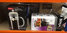 QUANTITY OF KITCHEN & APPLIANCES ITEMS TO INCLUDE BODUM CAFFETTIERA COFFEE MAKER, BLACK, 8 CUP: LOCATION - A