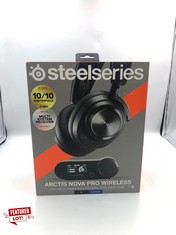 STEELSERIES ARCTIS NOVA PRO WIRELESS MULTI-SYSTEM GAMING HEADSET - NEODYMIUM MAGNETIC DRIVERS - ACTIVE NOISE CANCELLATION - INFINITY POWER SYSTEM - CLEARCAST GEN 2 MIC - PC, PS5, PS4, SWITCH, MOBILE.