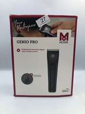 MOSER GENIO PRO METALLIC BLACK.: LOCATION - A