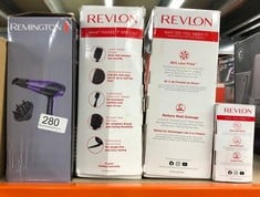 QUANTITY OF  ITEMS TO INCLUDE REVLON SMOOTHSTAY COCONUT OIL-INFUSED HAIR STRAIGHTENER (25MM TRIPLE-COATED CERAMIC PLATES, FLOATING PLATES WITH ROUNDED EDGES, CUSTOMIZABLE TEMPERATURE UP TO 235°C) RVS