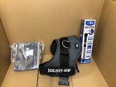 QUANTITY OF PET ITEMS TO INCLUDE JULIUS-K9 HARNESS: LOCATION - B