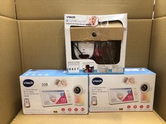 QUANTITY OF BABY MONITORS TO INCLUDE VTECH 7" TOUCH SCREEN WIFI 1080P PAN & TILT BABY MONITOR: LOCATION - C