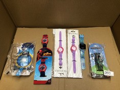 QUANTITY OF WATCHES ITEMS TO INCLUDE MINECRAFT SMART WATCH MIN4145: LOCATION - C