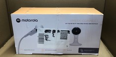 MOTOROLA NURSERY VM65X CONNECT - HALO VIDEO BABY MONITOR WITH CRIB HOLDER - 5 INCH PARENT UNIT AND WIFI APP - FLEXIBLE MAGNETIC CAMERA MOUNT, WHITE.: LOCATION - C