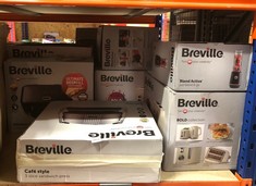 QUANTITY OF KITCHEN & APPLIANCES ITEMS TO INCLUDE BREVILLE SANDWICH/PANINI PRESS & TOASTIE MAKER | 3-SLICE | NON-STICK-COATED ALUMINIUM PLATES | STAINLESS STEEL [VST025], SILVER: LOCATION - C