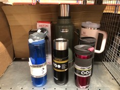 QUANTITY OF SPORTS & EXERCISE ITEMS TO INCLUDE CONTIGO BYRON SNAPSEAL TRAVEL MUG, STAINLESS STEEL THERMAL , VACUUM FLASK, LEAK PROOF TUMBLER, COFFEE MUG WITH BPA FREE EASY-CLEAN LID, 470 ML, VIVACIOU