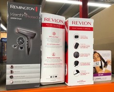 QUANTITY OF HEALTH & BEAUTY ITEMS TO INCLUDE REVLON ONE-STEP HAIR DRYER AND VOLUMIZER FOR MID TO LONG HAIR (ONE-STEP, 2-IN-1 STYLING TOOL, IONIC AND CERAMIC TECHNOLOGY, UNIQUE OVAL DESIGN) RVDR5222: