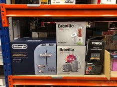 QUANTITY OF KITCHEN & APPLIANCES ITEMS TO INCLUDE BREVILLE BLEND ACTIVE PERSONAL BLENDER & SMOOTHIE MAKER | 350W | 2 PORTABLE BLEND ACTIVE BOTTLES (600ML) | LEAK PROOF LIDS | WHITE & GREEN [VBL246]: