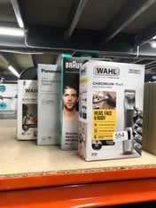 QUANTITY OF HEALTH & BEAUTY ITEMS TO INCLUDE WAHL CHROMIUM 11-IN-1 MULTIGROOM, EYEBROW CUTTING ABILITY, BODY TRIMMERS, MEN’S BEARD TRIMMER, STUBBLE TRIMMING, BODY SHAVING, FACE GROOMING, FULLY WASHAB